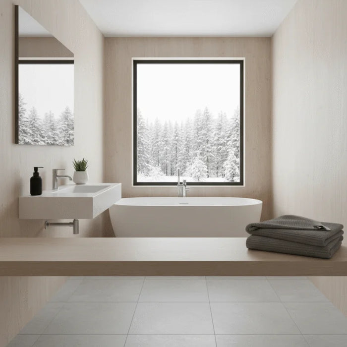 Katoen Handdoek - Grijs