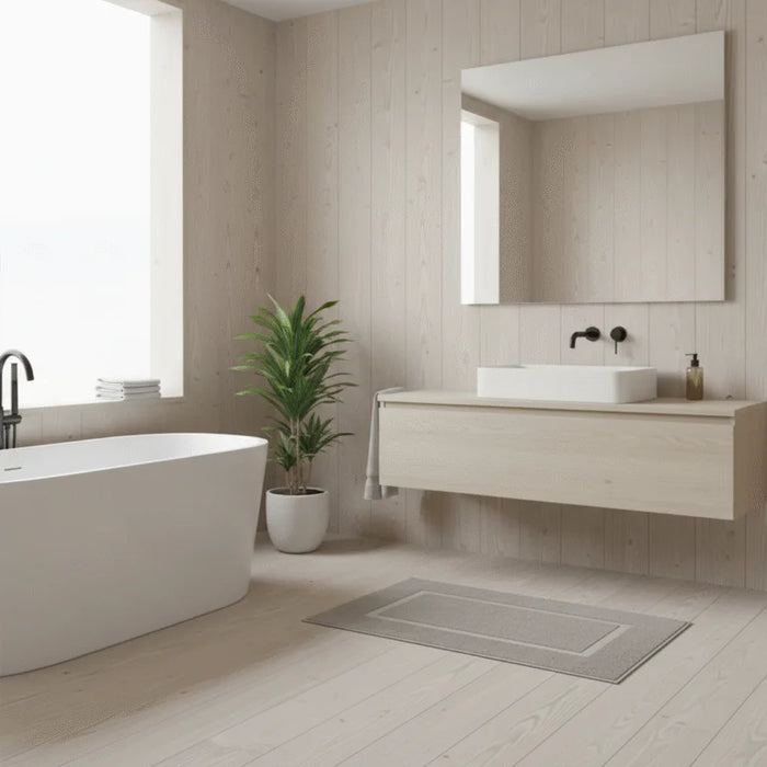 Vloerhanddoek van Katoen 50×80 cm –  Grijs