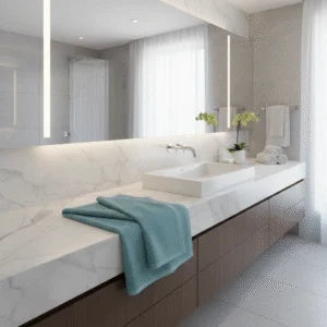 Katoen Handdoek - Blauw